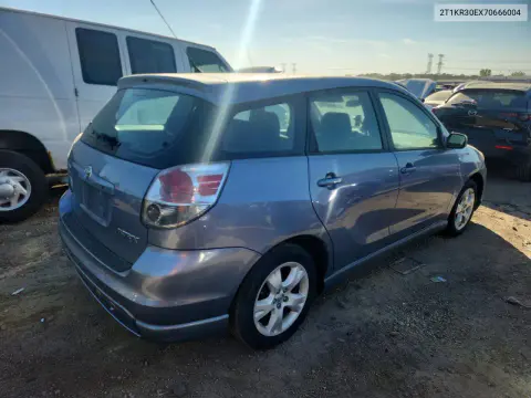 2007 Toyota Corolla Matrix VIN 2T1KR30EX7C666004 фото 3