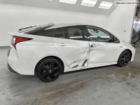 JTDKAMFU1M3128730 — 2021 Toyota Prius, photo 3 from Copart 15.10.2026, Side