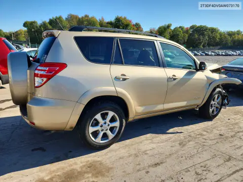 2010 Toyota Rav4 Limited VIN 2T3DF4DV0AW073170 фото 3