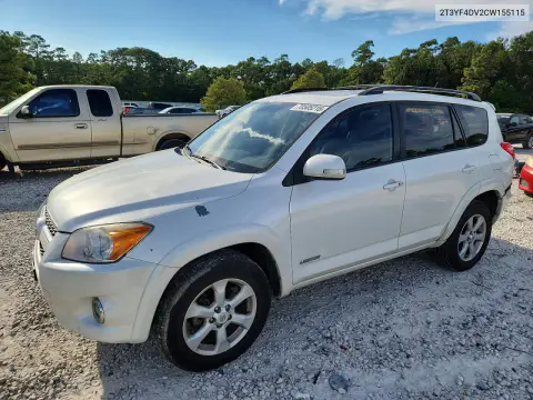 2012 Toyota Rav4 Limited VIN 2T3YF4DV2CW155115 фото 1