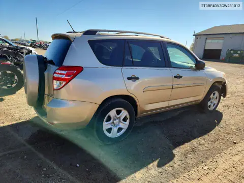 2T3BF4DV3CW231012 — 2012 Toyota RAV4, фото 3 с аукциона Copart 21.10.2026, Естественный износ