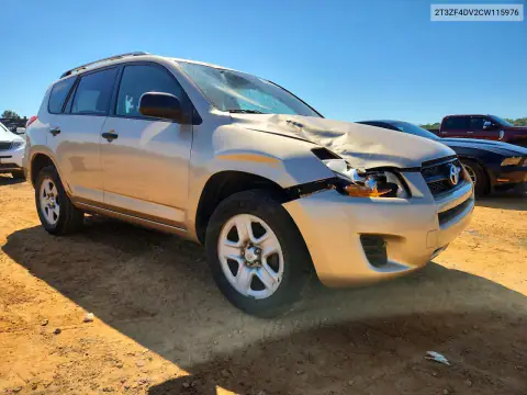 2T3ZF4DV2CW115976 — 2012 Toyota RAV4, zdjęcie 4 z Copart, Przód