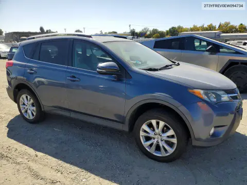 2014 Toyota Rav4 Limited VIN 2T3YFREV0EW094734 фото 4