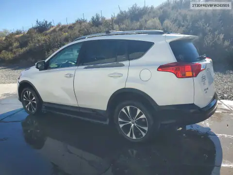 2T3DFREV8FW243505 — 2015 Toyota RAV4, photo 2 from Copart, Front end