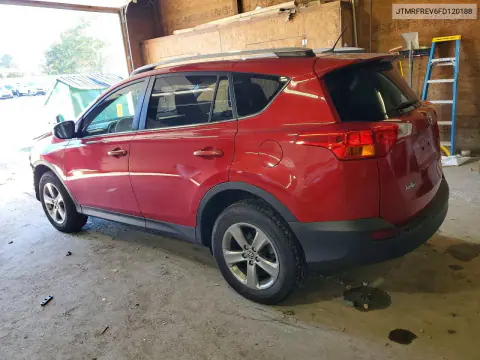 2015 Toyota Rav4 Xle VIN JTMRFREV6FD120188 фото 2