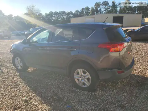 2T3ZFREVXFW172507 — 2015 Toyota RAV4, фото 2 с аукциона Copart, Передняя часть