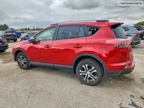 JTMBFREV4HJ106196 — 2017 Toyota RAV4, фото 2 с аукциона Copart, Передняя часть