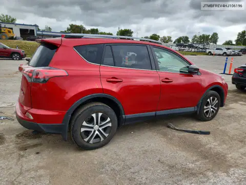JTMBFREV4HJ106196 — 2017 Toyota RAV4, фото 3 с аукциона Copart, Передняя часть