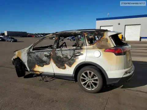 2T3DFREV4HW619717 — 2017 Toyota RAV4, photo 2 from Copart, Fire