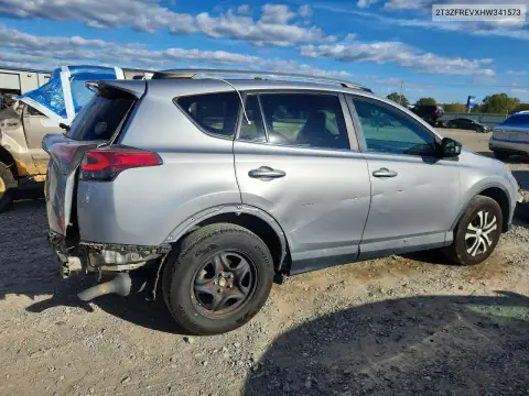 2T3ZFREVXHW341573 — 2017 Toyota RAV4, ფოტო 3, Copart, წინა ნაწილი