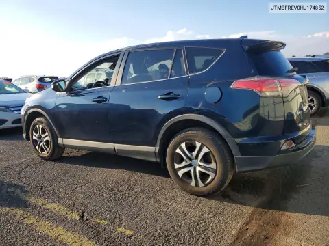 JTMBFREV0HJ174852 — 2017 Toyota RAV4, foto 2 de Copart, Techo
