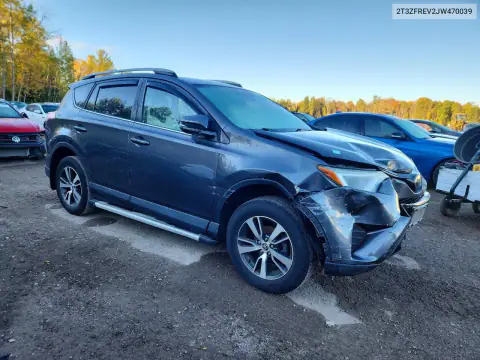 2T3ZFREV2JW470039 — 2018 Toyota RAV4, ფოტო 4, Copart, წინა ნაწილი