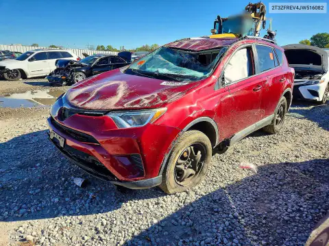 2T3ZFREV4JW516082 — 2018 Toyota RAV4, Перекидання, фото до ремонту