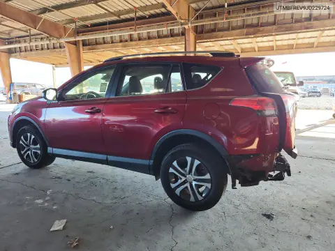 2018 Toyota Rav4 Le VIN JTMBFREV9JD229724 фото 2