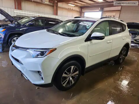 JTMRFREV2JD223567 Toyota RAV4 2018 — დაზიანება უკანა ნაწილი, ფოტო შეკეთებამდე