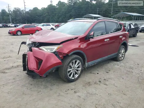 2018 Toyota Rav4 Limited VIN 2T3YFREV8JW423237 фото 1