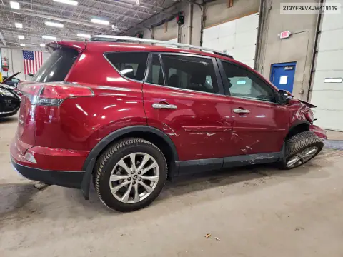 2T3YFREVXJW418119 — 2018 Toyota RAV4, zdjęcie 3 z Copart, Przód