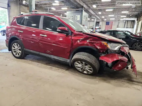 2T3YFREVXJW418119 — 2018 Toyota RAV4, zdjęcie 4 z Copart, Przód
