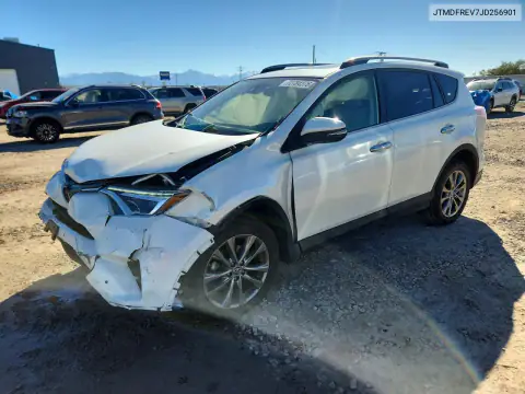 JTMDFREV7JD256901 — 2018 Toyota RAV4, Front end, before-repair photos