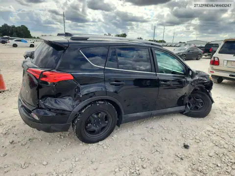 2T3ZFREV6JW443247 — 2018 Toyota RAV4, ფოტო 3, Copart, წინა ნაწილი