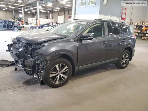 JTMRFREV2JD251224 — 2018 Toyota RAV4, Передня частина, фото до ремонту