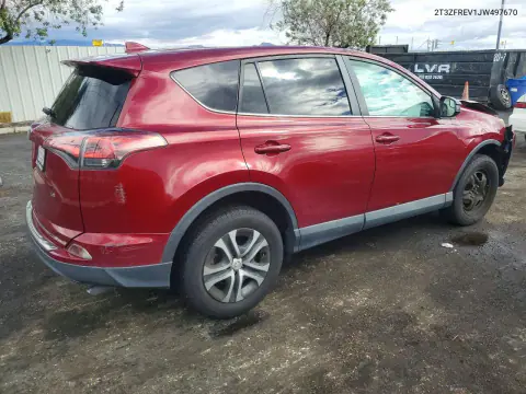 2018 Toyota Rav4 Le VIN 2T3ZFREV1JW497670 фото 3