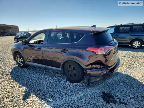 2T3ZFREV1JW438747 — 2018 Toyota RAV4, ფოტო 2, Copart, უკანა ნაწილი