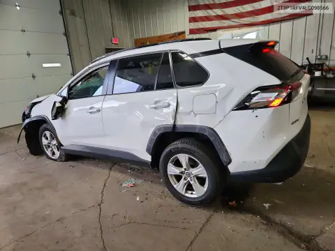 2T3P1RFV4LC098566 — 2020 Toyota RAV4, photo 2 from Copart, Rollover