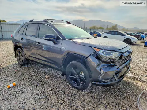 JTME6RFV5MJ009871 — 2021 Toyota RAV4, photo 4 from Copart 23.10.2026, Front end
