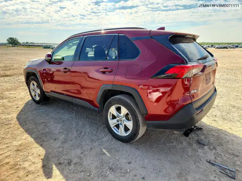 2021 Toyota Rav4 Xle VIN JTMW1RFV3MD071111 фото 2