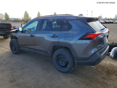 2021 Toyota Rav4 Le VIN 2T3B1RFV7MC189665 фото 2