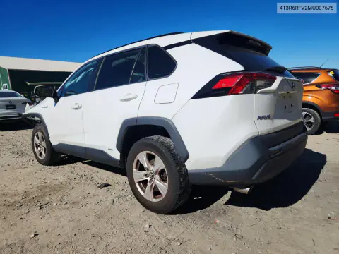 2021 Toyota Rav4 Hybrid Xle VIN 4T3R6RFV2MU007675 фото 2
