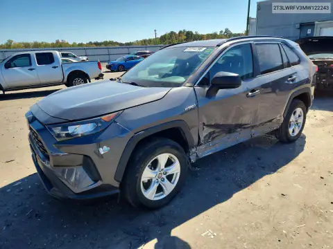 2T3LWRFV3MW122243 Toyota RAV4 2021 — повреждение Боковая часть, фото до ремонта