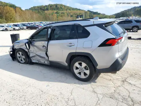 2T3P1RFV4MC158993 — 2021 Toyota RAV4, zdjęcie 2 z Copart, Przód