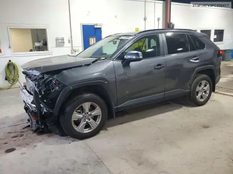 2T3P1RFV3PC326417 — 2023 Toyota RAV4, ПЕРЕДНЯЯ ЧАСТЬ, фото до ремонта
