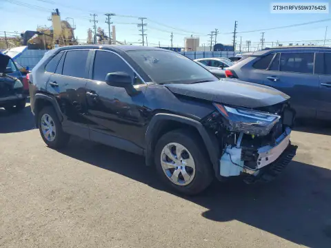 2T3H1RFV5SW376425 — 2025 Toyota RAV4, foto 4 de Copart, Parte delantera