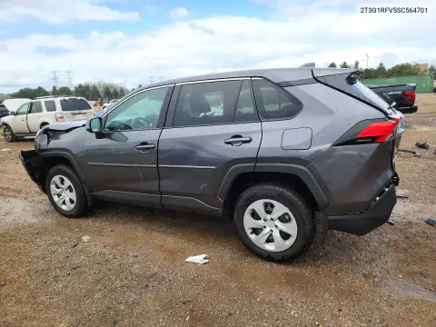 2T3G1RFV5SC564701 — 2025 Toyota RAV4, ფოტო 2, Copart, უკანა ნაწილი