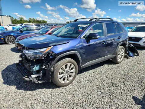 2T3C1RFV2SW378823 Toyota RAV4 2025 — Front end damage, before-repair photo