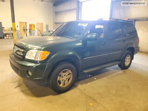 5TDBT48A52S107131 — 2002 Toyota Sequoia, Повреждения снизу, фото до ремонта