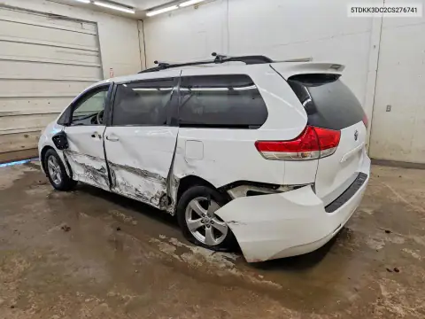 5TDKK3DC2CS276741 — 2012 Toyota Sienna, фото 2 с аукциона Copart, Боковая часть