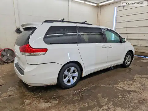 5TDKK3DC2CS276741 — 2012 Toyota Sienna, фото 3 с аукциона Copart, Боковая часть