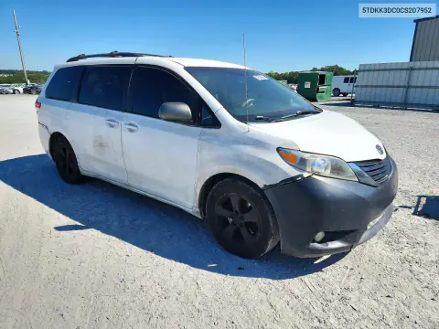 2012 Toyota Sienna Le VIN 5TDKK3DC0CS207952 фото 4