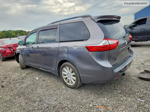 2016 Toyota Sienna Le VIN 5TDJK3DC2GS139767 фото 2