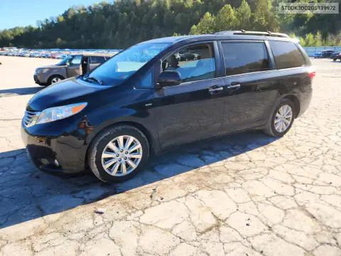 5TDDK3DC2GS138972 — 2016 Toyota Sienna, Передняя часть, фото до ремонта
