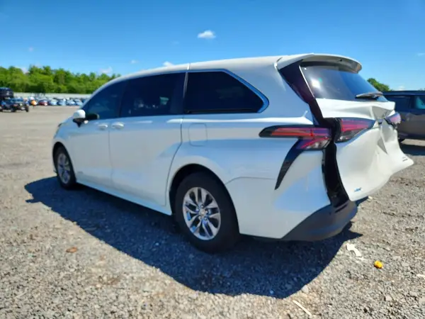 5TDYSKFC7MS015933 — 2021 Toyota Sienna, фото 2 с аукциона Copart, Задняя часть