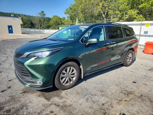 2021 TOYOTA SIENNA VIN 5TDJRKEC7MS025005 фото 1