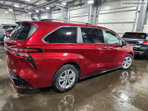2021 Toyota Sienna Xse VIN 5TDDSKFC4MS006122 фото 3