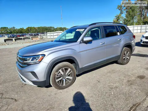 1V2DP2CA6MC544180 Volkswagen Atlas 2021 — Front end damage, before-repair photo