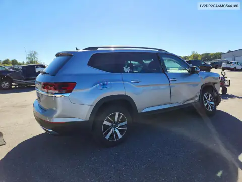 1V2DP2CA6MC544180 — 2021 Volkswagen Atlas, photo 3 from Copart, Front end