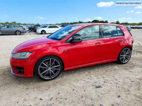 WVWVF7AU7HW168564 — 2017 Volkswagen Golf R, Bok, zdjęć przed naprawą